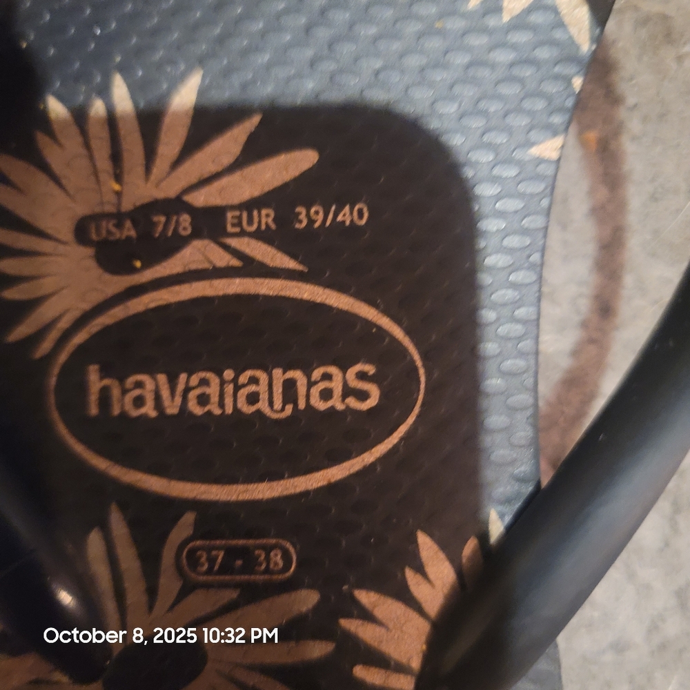 HAVAIANAS Slim Logo Metallic Flip Flop Sandal - Picture 5 of 5
